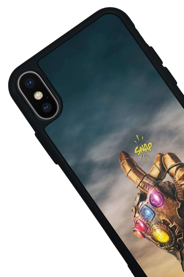 iPhone X/ XS Uyumlu Thanos Tasarımlı Glossy Premium Kılıf