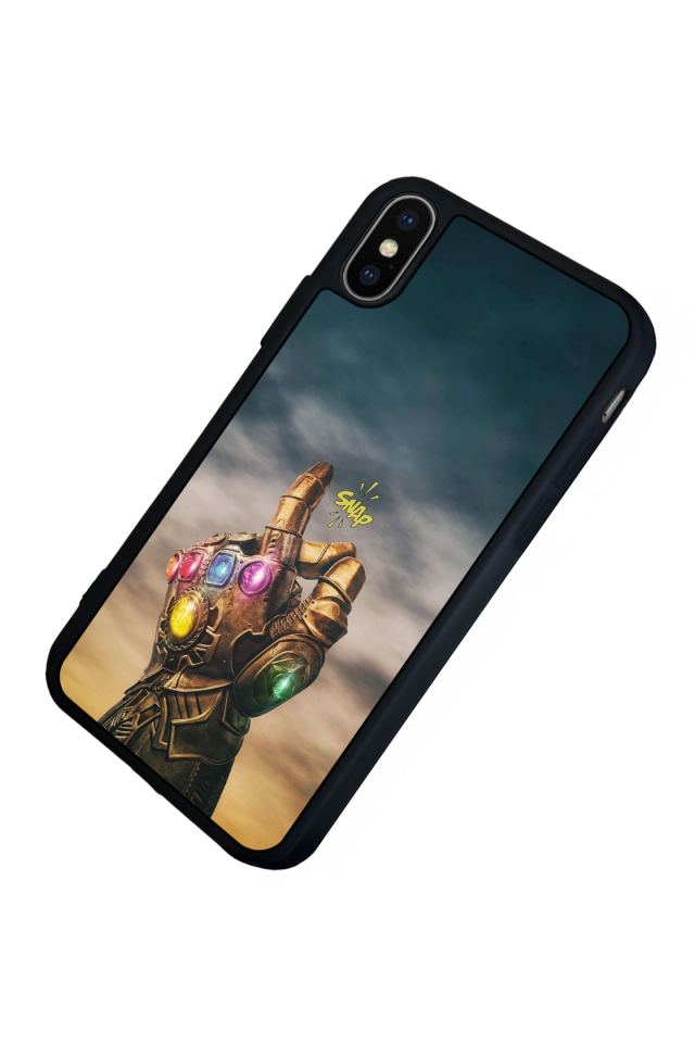 iPhone X/ XS Uyumlu Thanos Tasarımlı Glossy Premium Kılıf