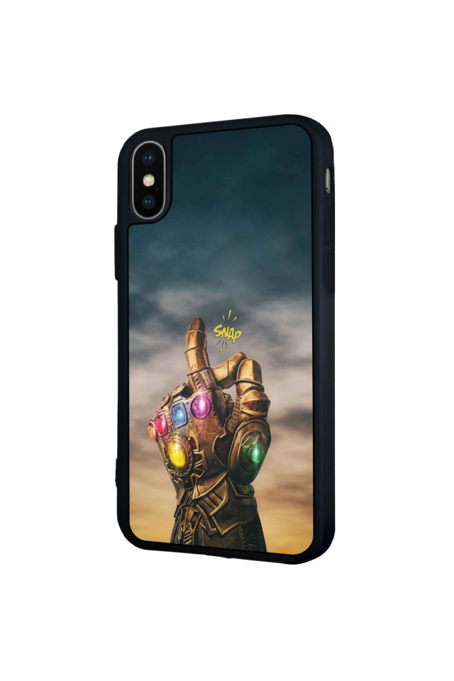 iPhone X/ XS Uyumlu Thanos Tasarımlı Glossy Premium Kılıf