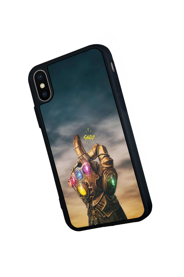 iPhone X/ XS Uyumlu Thanos Tasarımlı Glossy Premium Kılıf