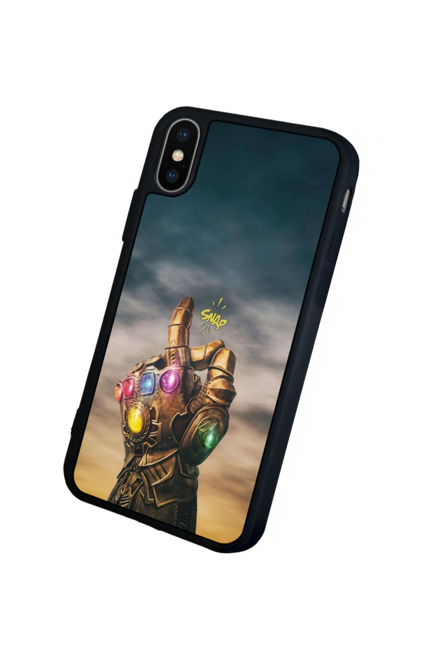 iPhone X/ XS Uyumlu Thanos Tasarımlı Glossy Premium Kılıf