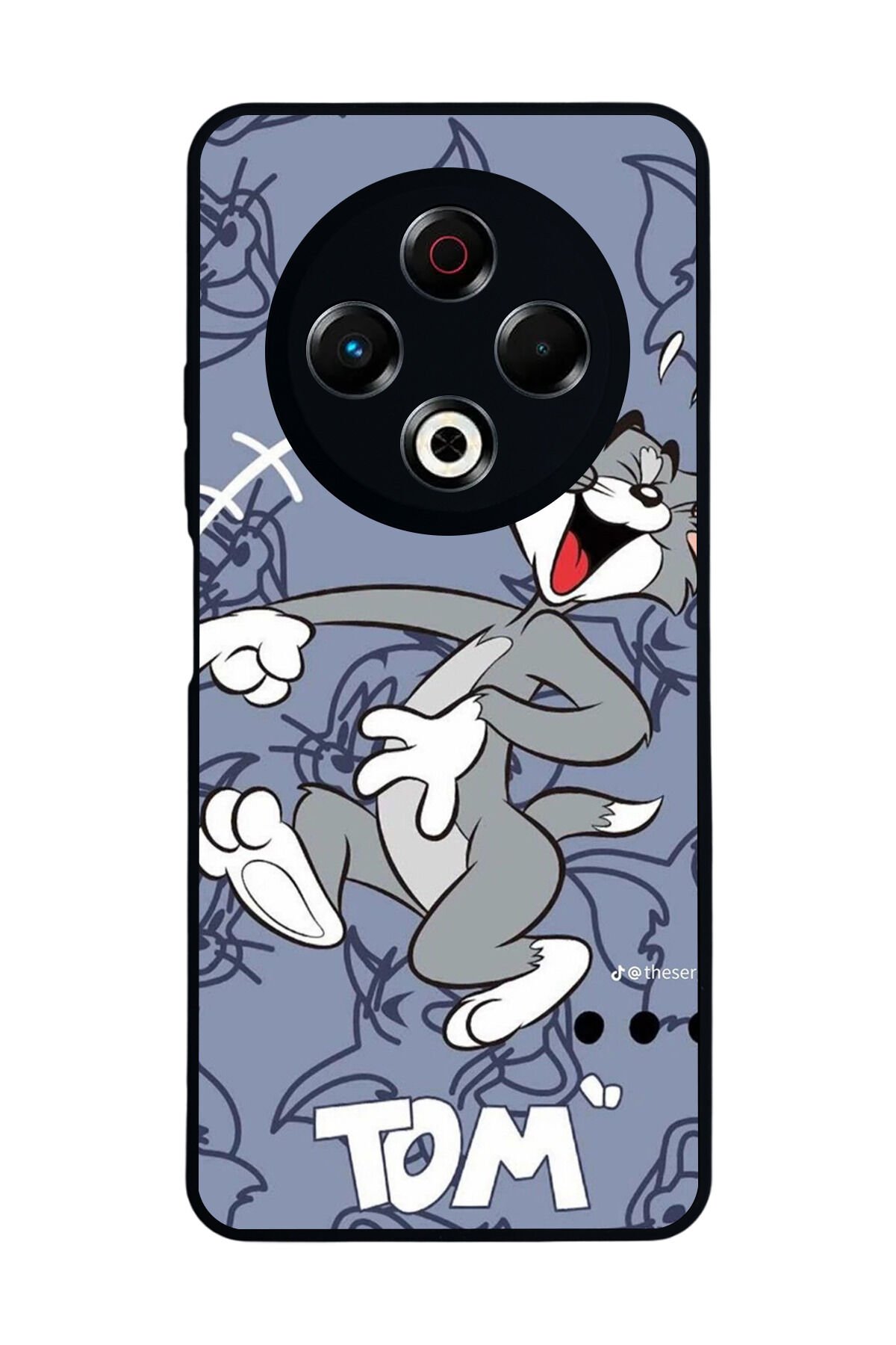 Tecno Spark 30 Uyumlu Tom And Jerry Tasarımlı Glossy Premium Kılıf