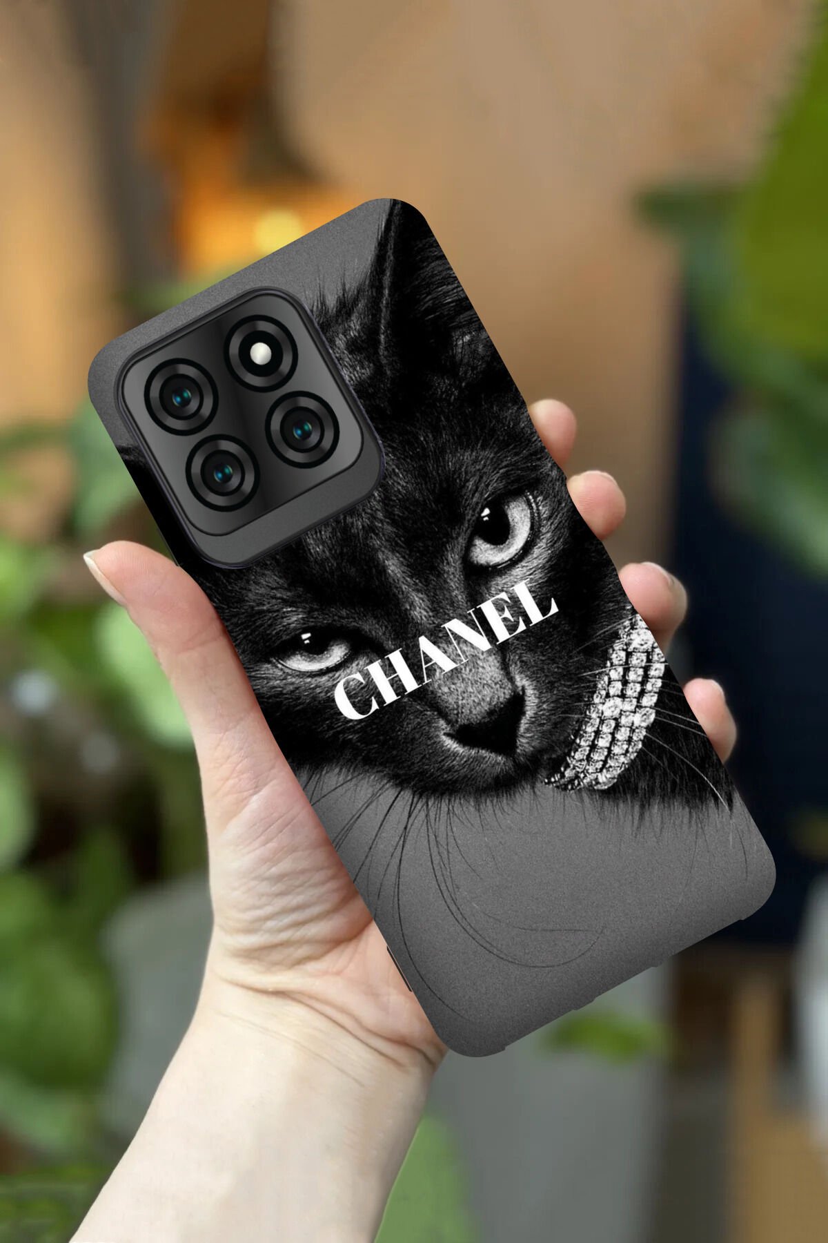 Reeder S71 Uyumlu Kamera Korumalı Kedi Desenli HD Baskılı Silikon Kılıf