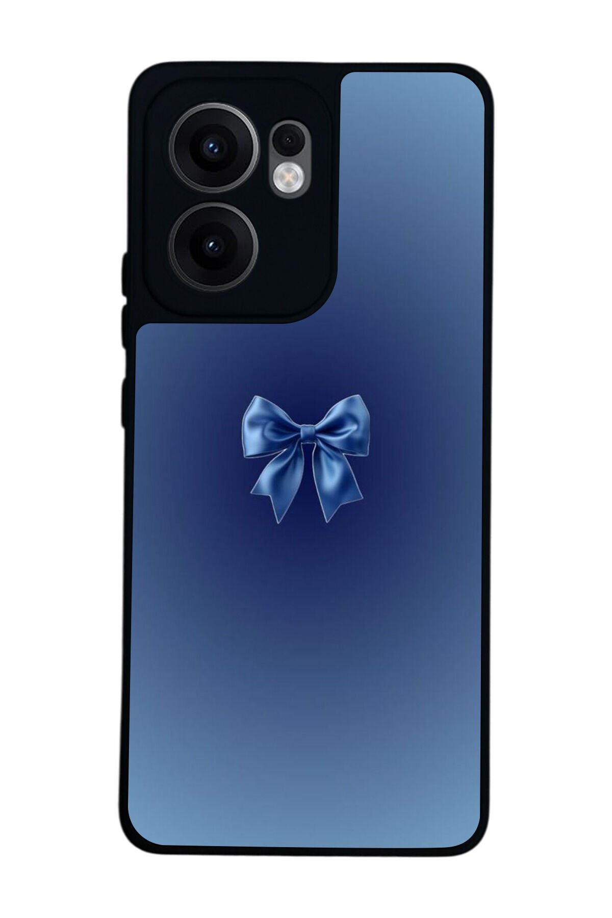 Oppo Reno 13F Uyumlu Kurdele Tasarımlı Glossy Premium Kılıf