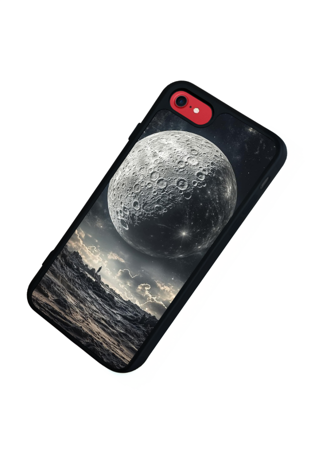 iPhone 8 Uyumlu Ay Tasarımlı Glossy Premium Kılıf