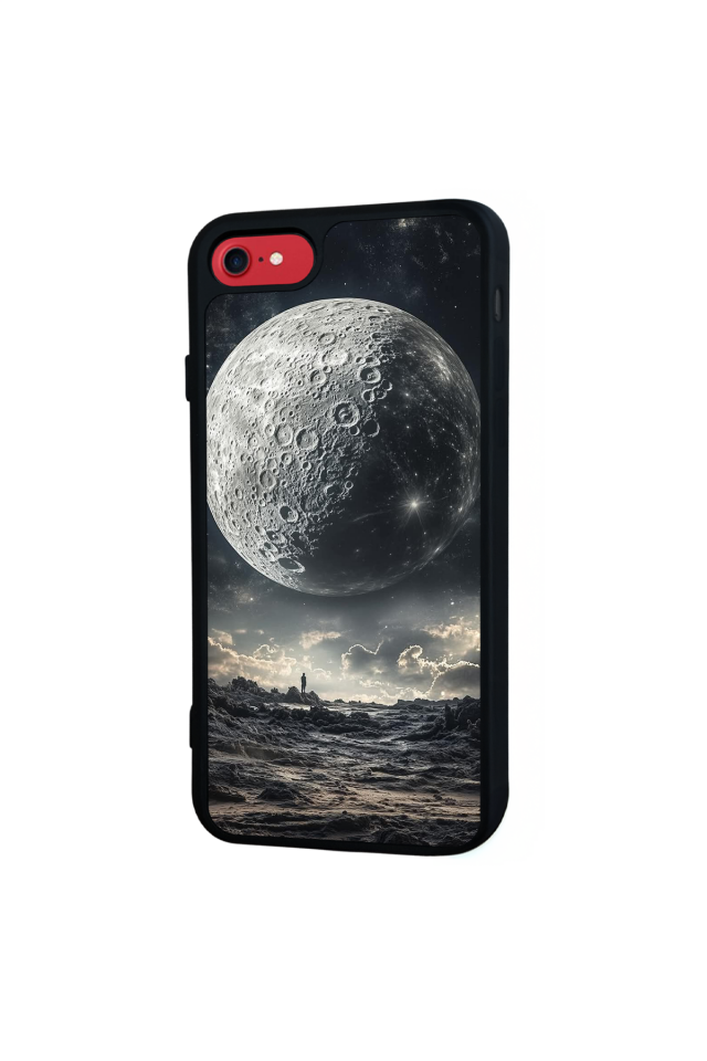 iPhone 8 Uyumlu Ay Tasarımlı Glossy Premium Kılıf