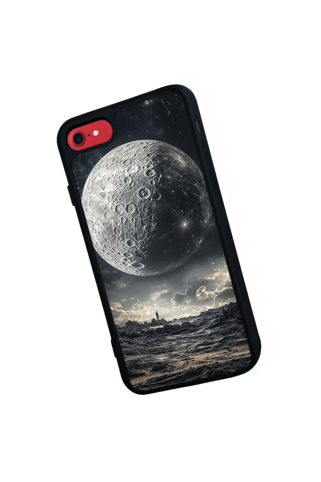 iPhone 8 Uyumlu Ay Tasarımlı Glossy Premium Kılıf