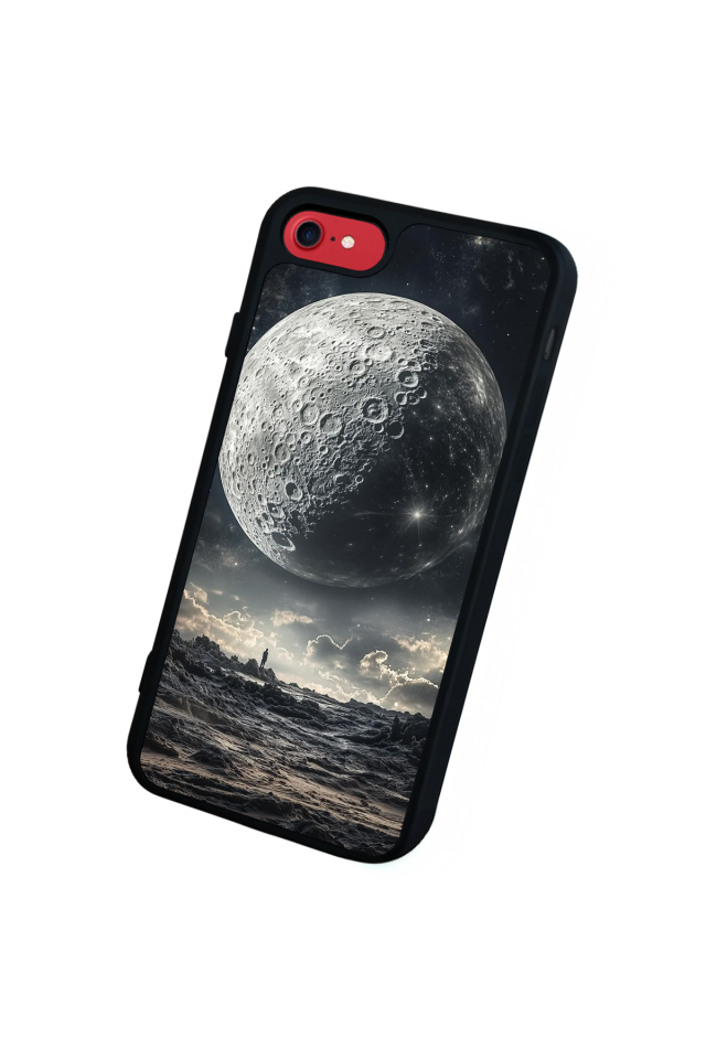 iPhone 8 Uyumlu Ay Tasarımlı Glossy Premium Kılıf