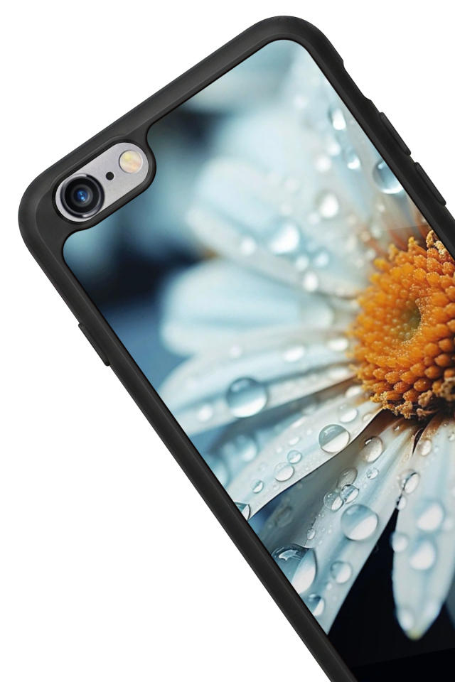 iPhone 6 Plus Uyumlu Cicek Tasarımlı Glossy Premium Kılıf