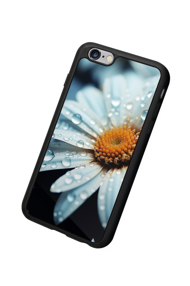 iPhone 6 Plus Uyumlu Cicek Tasarımlı Glossy Premium Kılıf
