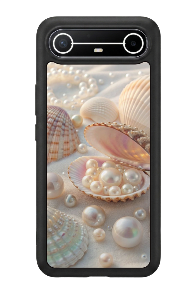 Tecno Spark Slim 5G Uyumlu  İnci Tasarımlı Glossy Premium Kılıf