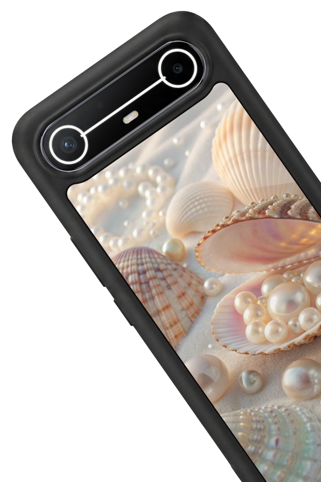 Tecno Spark Slim 5G Uyumlu  İnci Tasarımlı Glossy Premium Kılıf