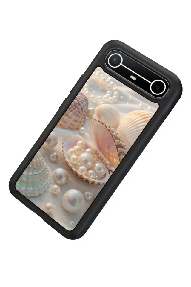 Tecno Spark Slim 5G Uyumlu  İnci Tasarımlı Glossy Premium Kılıf