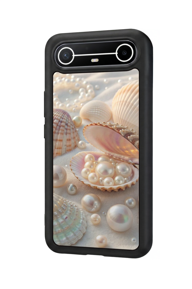 Tecno Spark Slim 5G Uyumlu  İnci Tasarımlı Glossy Premium Kılıf