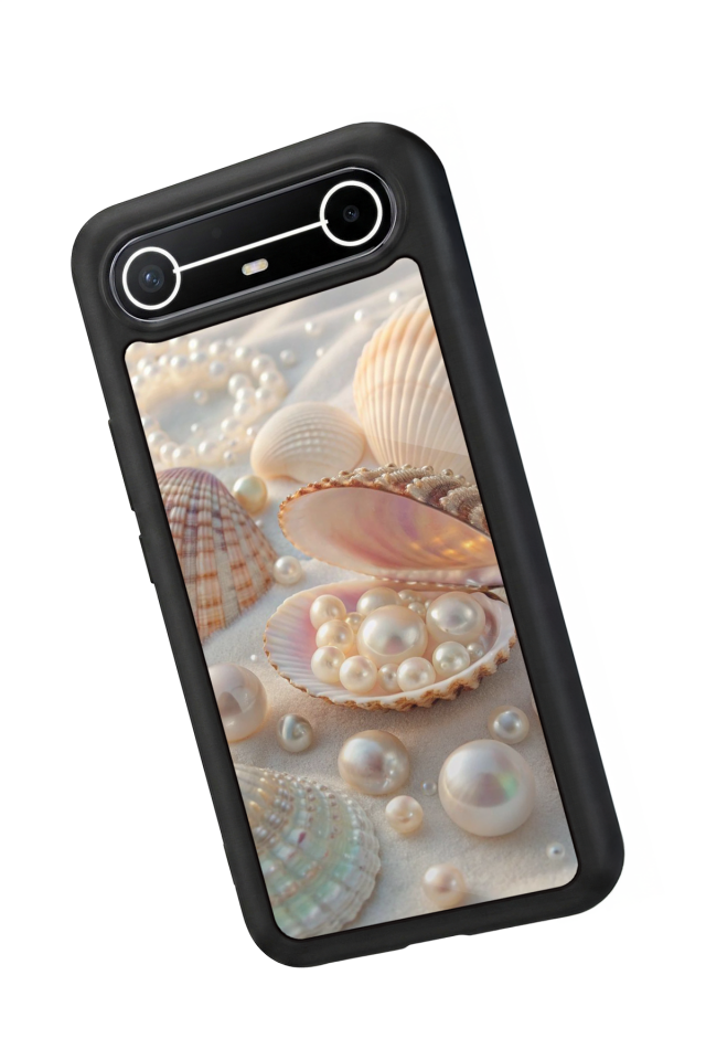 Tecno Spark Slim 5G Uyumlu  İnci Tasarımlı Glossy Premium Kılıf