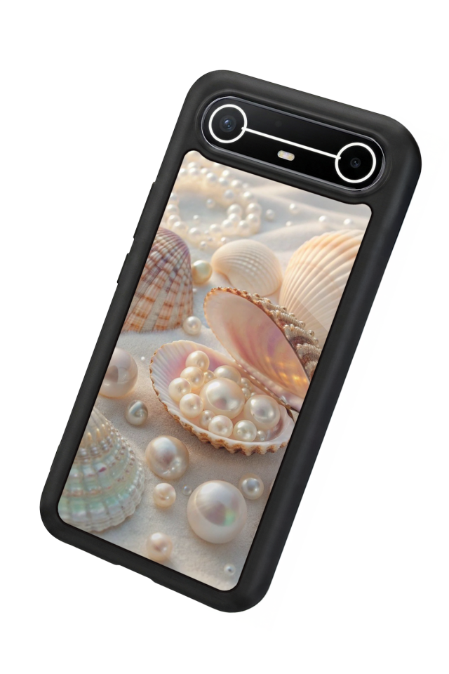 Tecno Spark Slim 5G Uyumlu  İnci Tasarımlı Glossy Premium Kılıf