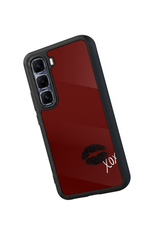 Infinix Hot 60 Pro Plus Uyumlu Kalp Love Tasarımlı Glossy Premium Kılıf