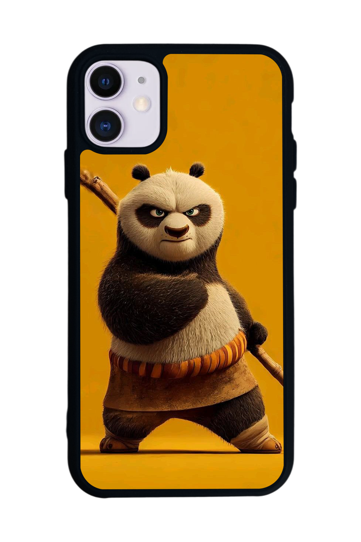 iPhone 11 Uyumlu Kung Fu Panda Tasarımlı Glossy Premium Kılıf