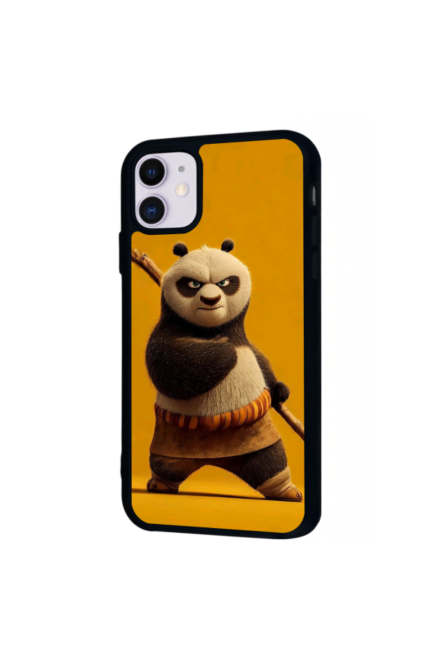 iPhone 11 Uyumlu Kung Fu Panda Tasarımlı Glossy Premium Kılıf