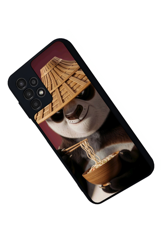 Samsung Galaxy A13 Uyumlu Kung Fu Panda Tasarımlı Glossy Premium Kılıf