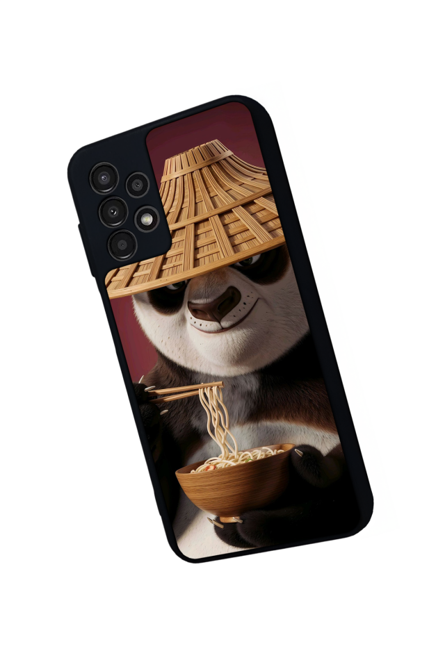 Samsung Galaxy A13 Uyumlu Kung Fu Panda Tasarımlı Glossy Premium Kılıf