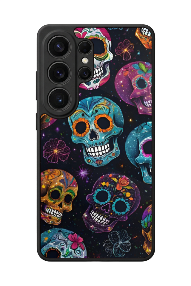 Samsung Galaxy S26 Ultra Uyumlu KuruKafa Tasarımlı Glossy Premium Kılıf