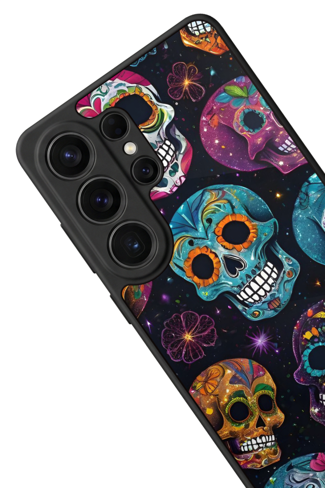 Samsung Galaxy S26 Ultra Uyumlu KuruKafa Tasarımlı Glossy Premium Kılıf