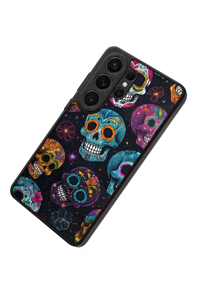 Samsung Galaxy S26 Ultra Uyumlu KuruKafa Tasarımlı Glossy Premium Kılıf