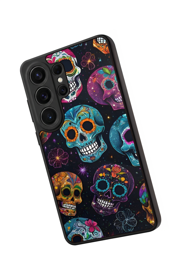 Samsung Galaxy S26 Ultra Uyumlu KuruKafa Tasarımlı Glossy Premium Kılıf