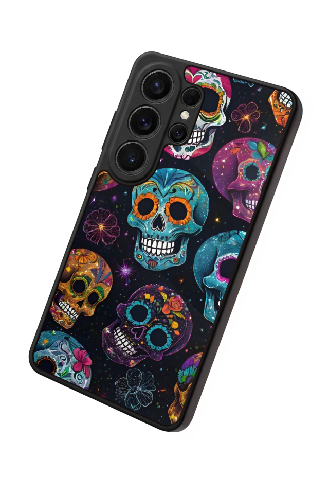 Samsung Galaxy S26 Ultra Uyumlu KuruKafa Tasarımlı Glossy Premium Kılıf