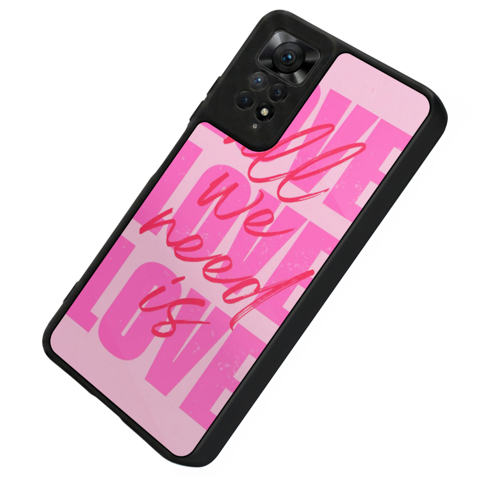 Xiaomi Redmi Note 12 Pro Uyumlu Love Tasarımlı Glossy Premium Kılıf