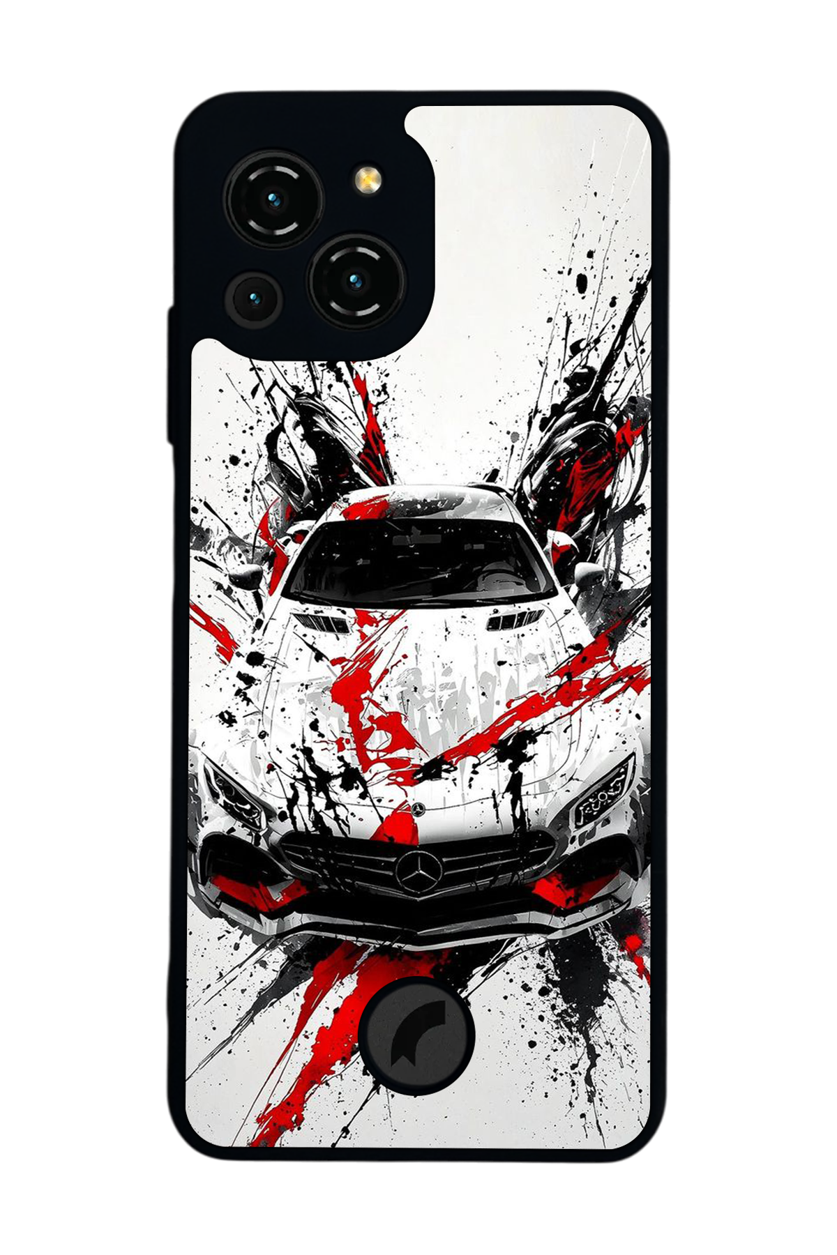 Reeder S23 Pro Max Uyumlu Mercedes Tasarımlı Glossy Premium Kılıf