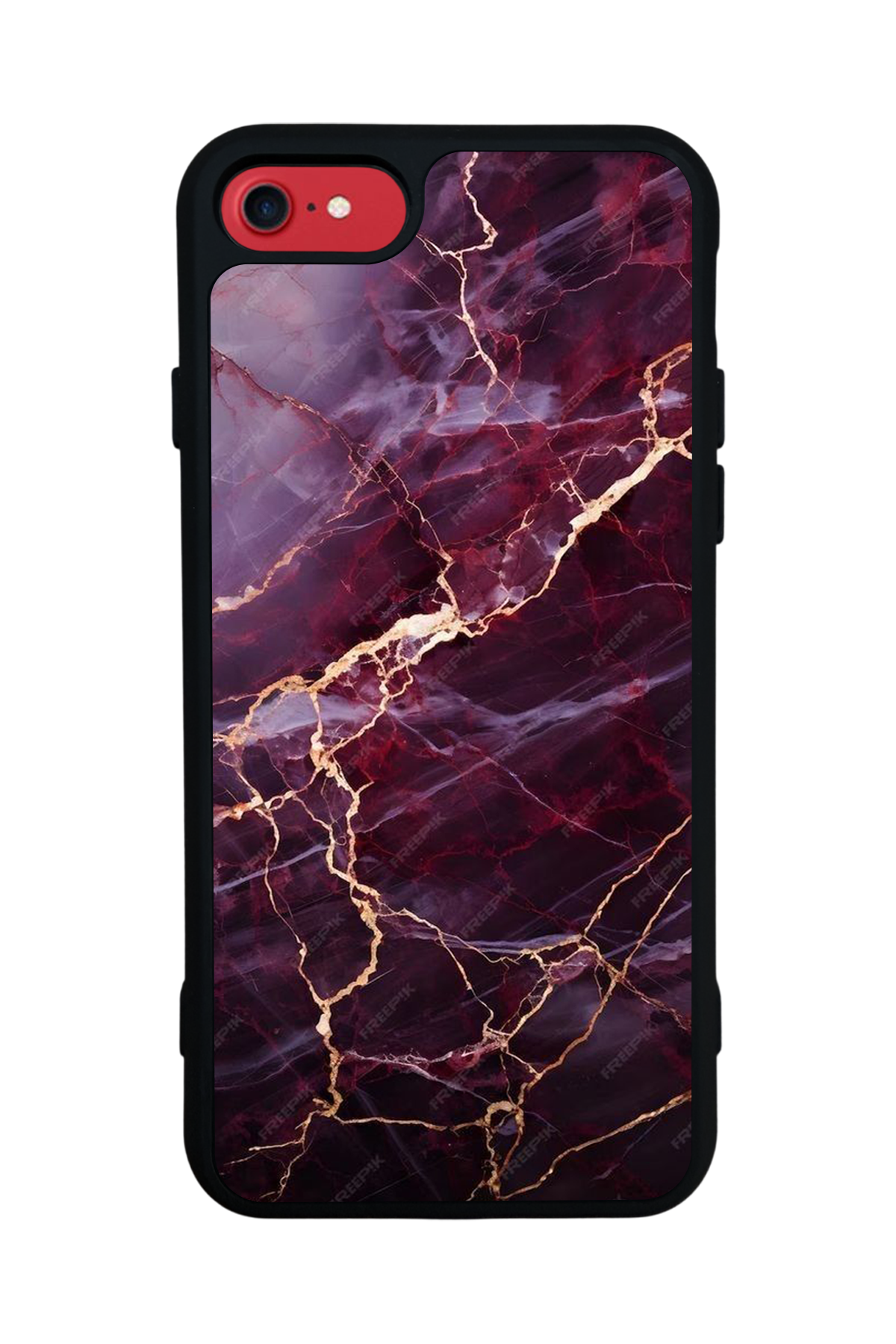 iPhone 7 Uyumlu Mermer Marble Tasarımlı Glossy Premium Kılıf