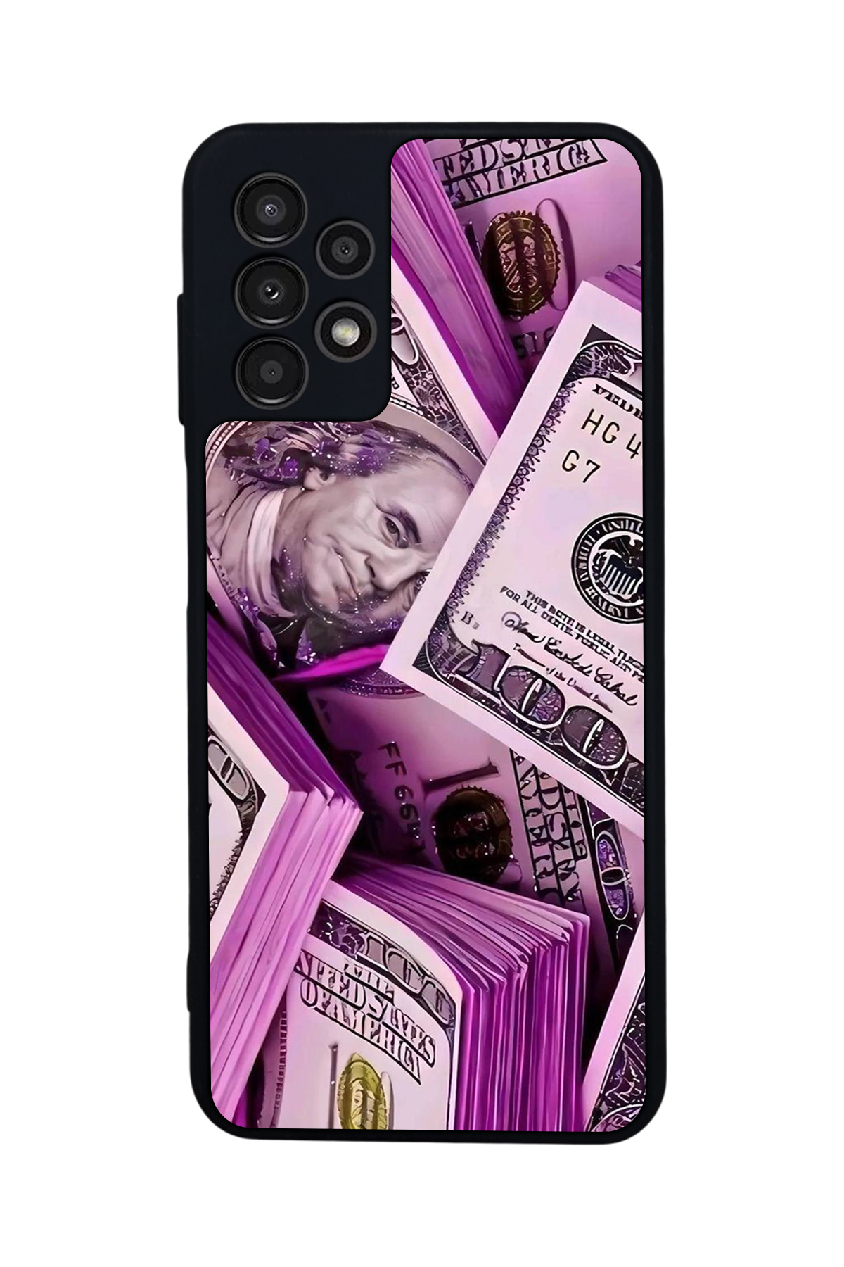 Samsung Galaxy A23 Uyumlu Money Para Tasarımlı Glossy Premium Kılıf