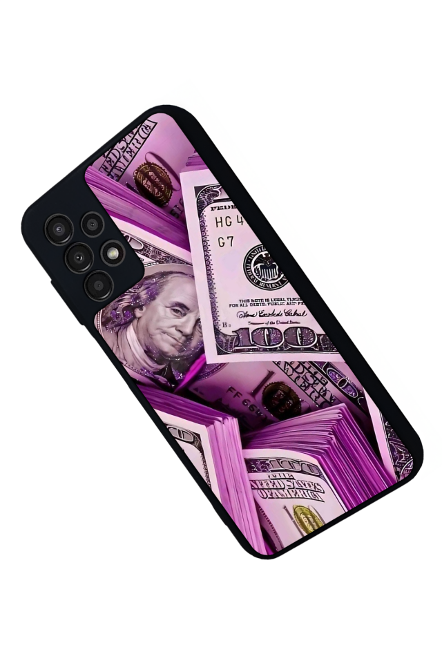 Samsung Galaxy A23 Uyumlu Money Para Tasarımlı Glossy Premium Kılıf