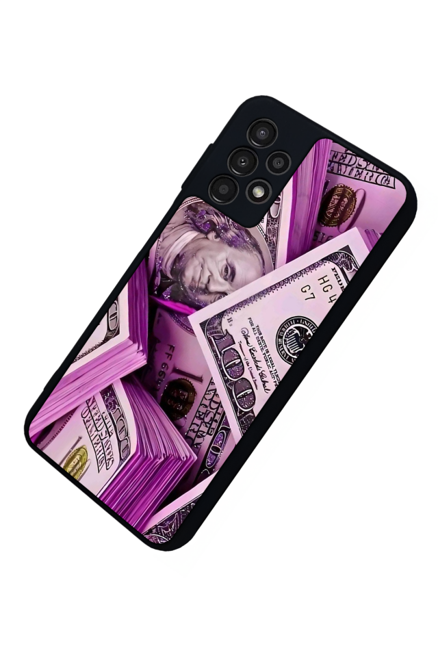 Samsung Galaxy A23 Uyumlu Money Para Tasarımlı Glossy Premium Kılıf