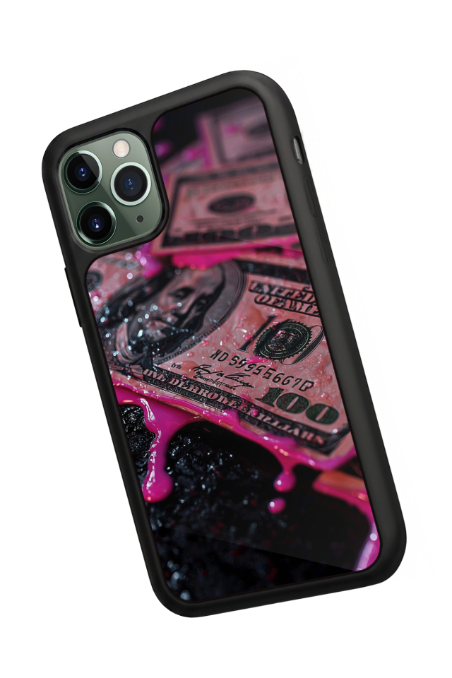 iPhone 11 Pro Uyumlu Para Tasarımlı Glossy Premium Kılıf