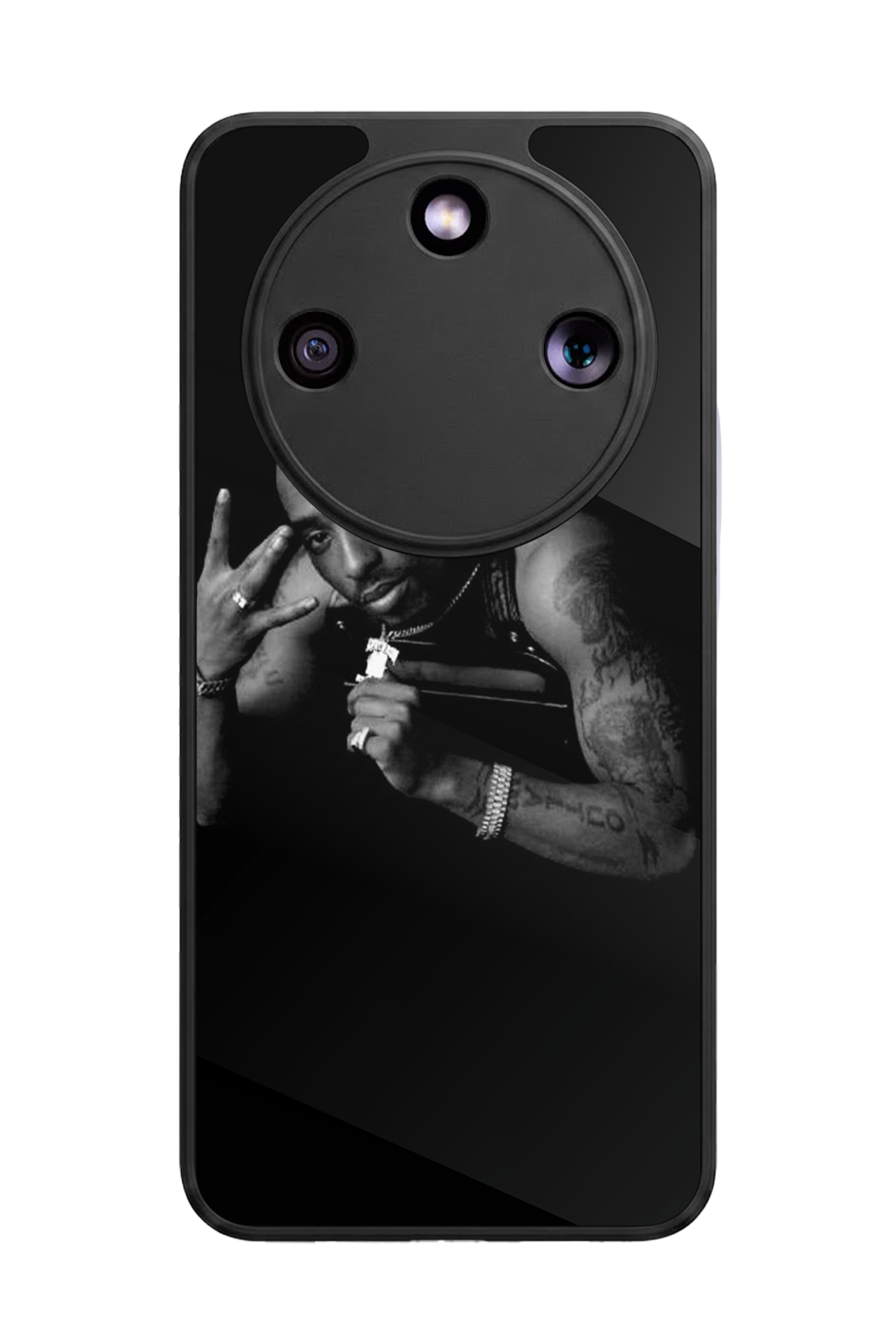 Honor Magic 8 Lite Uyumlu Tupac Tasarımlı Glossy Premium Kılıf