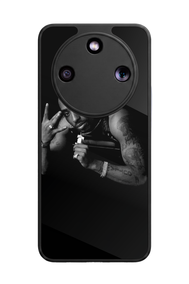 Honor Magic 8 Lite Uyumlu Tupac Tasarımlı Glossy Premium Kılıf