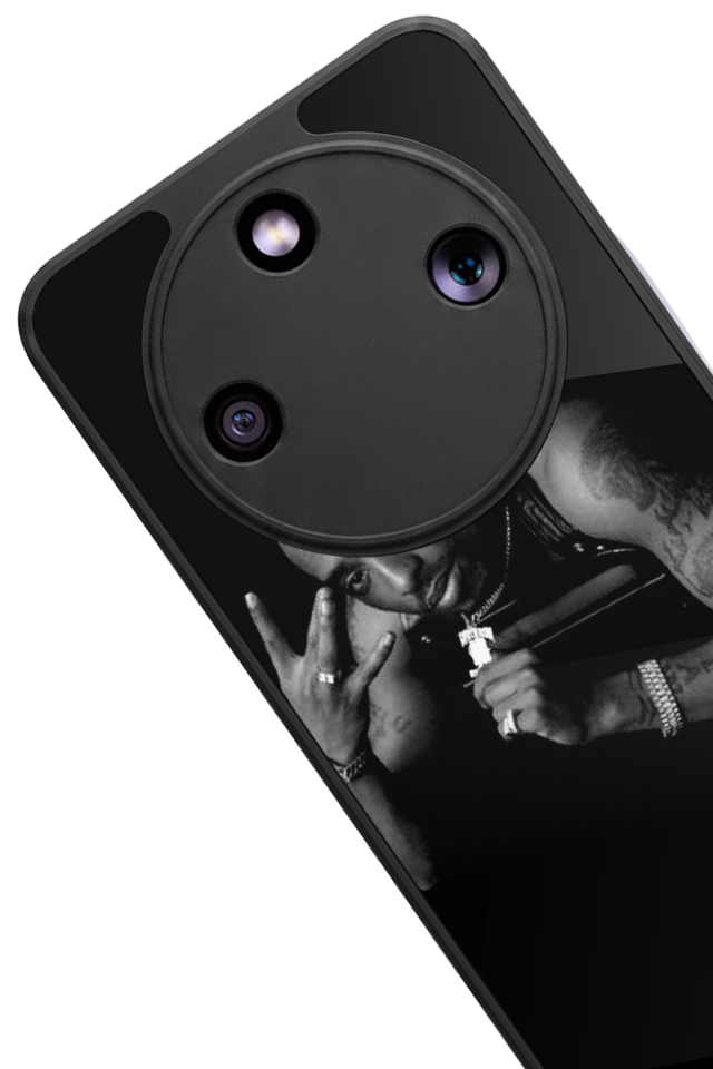 Honor Magic 8 Lite Uyumlu Tupac Tasarımlı Glossy Premium Kılıf