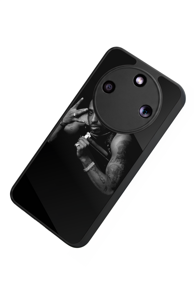 Honor Magic 8 Lite Uyumlu Tupac Tasarımlı Glossy Premium Kılıf