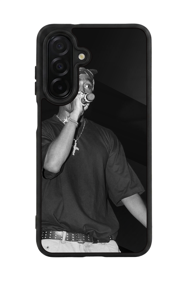 Samsung Galaxy A36 Uyumlu Tupac Tasarımlı Glossy Premium Kılıf