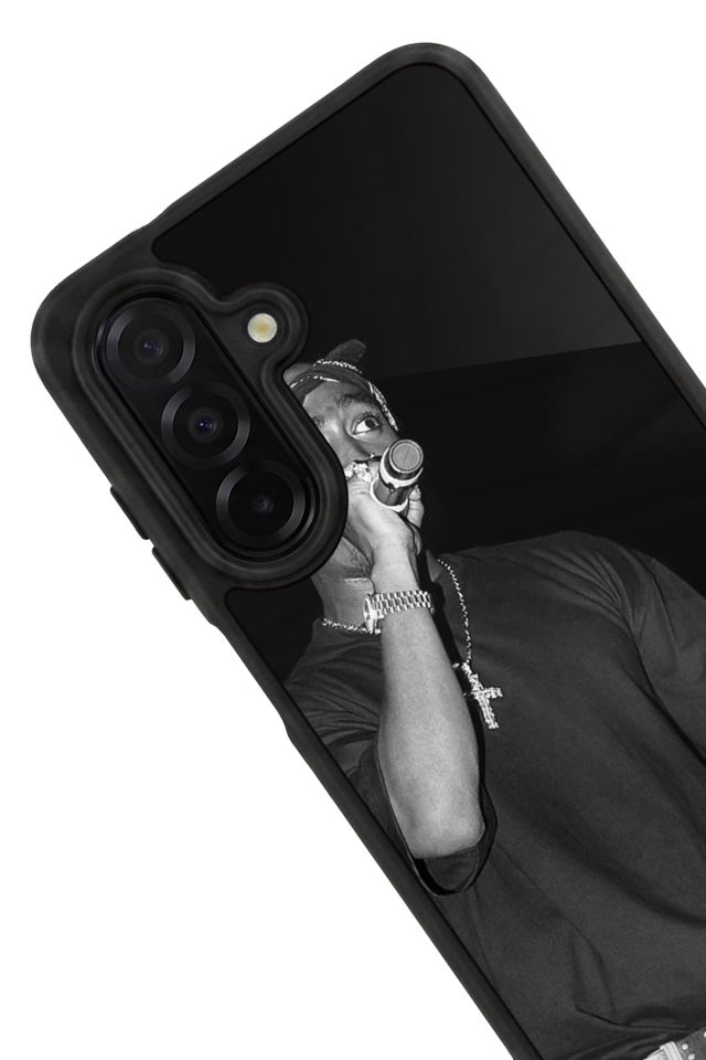 Samsung Galaxy A36 Uyumlu Tupac Tasarımlı Glossy Premium Kılıf