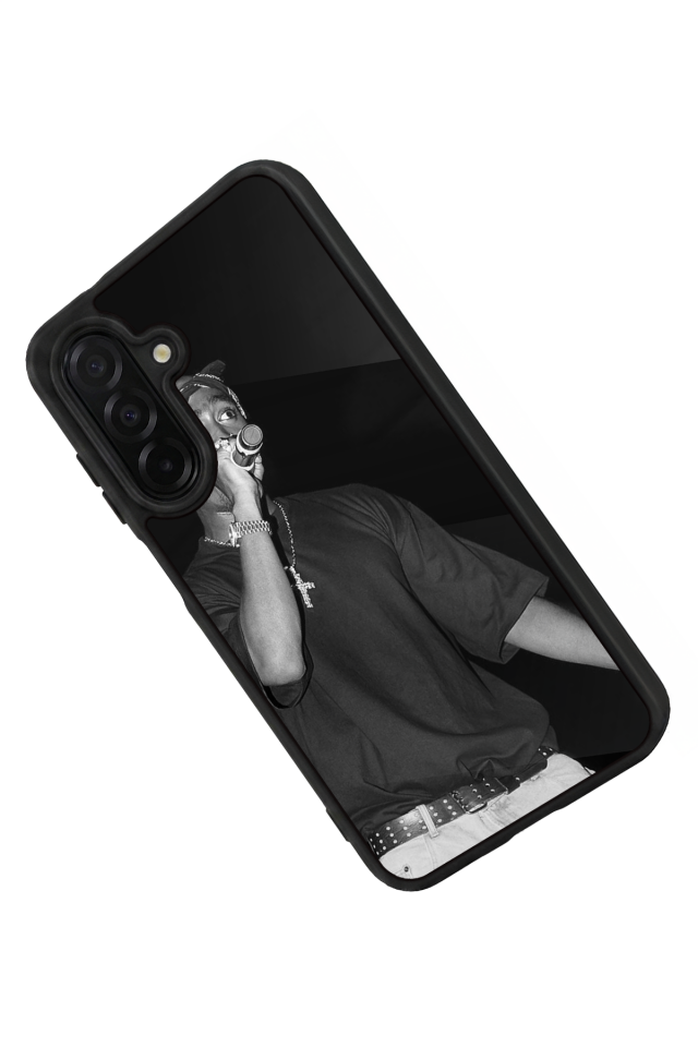 Samsung Galaxy A36 Uyumlu Tupac Tasarımlı Glossy Premium Kılıf