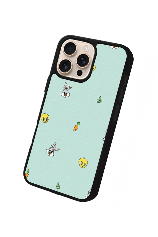 iPhone 16 Pro Max Uyumlu Tweety Tasarımlı Glossy Premium Kılıf