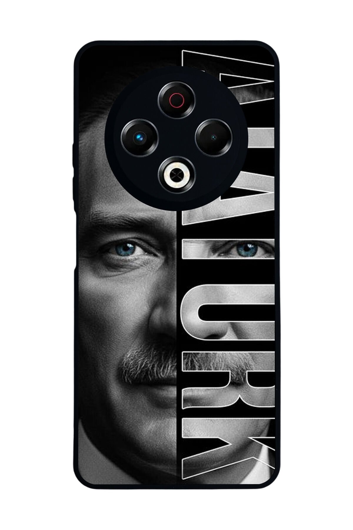 Tecno Spark 30 Uyumlu Mustafa Kemal Ataturk Tasarımlı Glossy Premium Kılıf