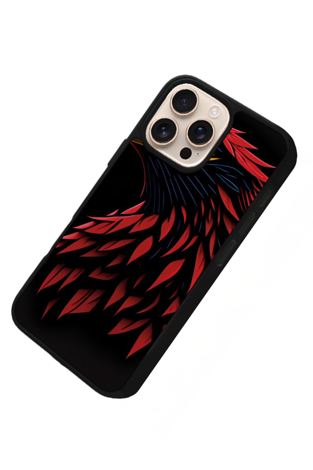 iPhone 15 Pro Uyumlu Besiktas Tasarımlı Glossy Premium Kılıf