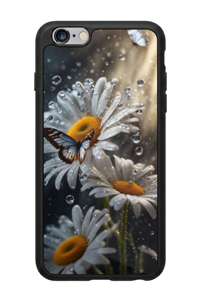 iPhone 6 Plus Uyumlu Cicek Tasarımlı Glossy Premium Kılıf