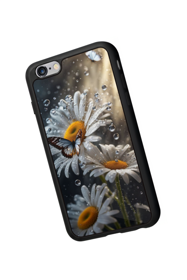 iPhone 6 Plus Uyumlu Cicek Tasarımlı Glossy Premium Kılıf