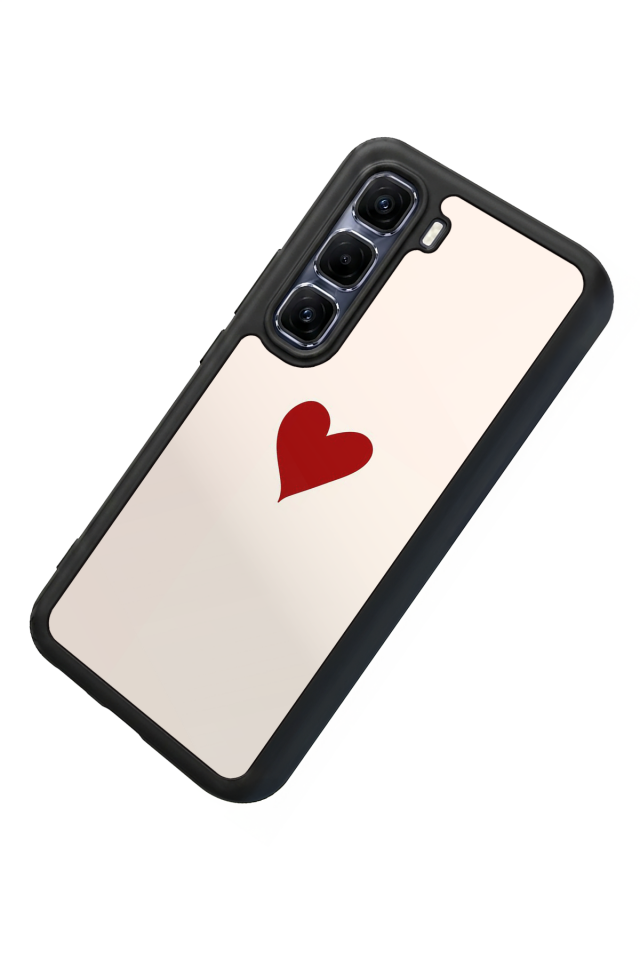 Infinix Hot 60 Pro Plus Uyumlu Kalp Love Tasarımlı Glossy Premium Kılıf